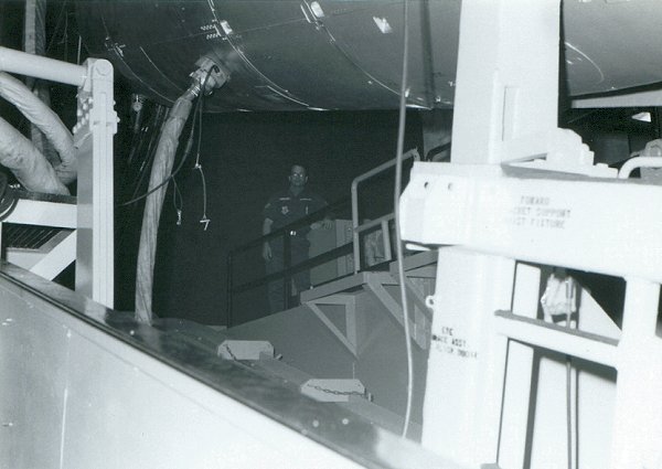 In the launch bay